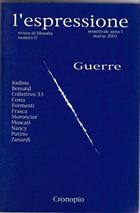 Collettivo 33, Zanardi, Badiou, Nancy, Bensaid, Moroncini, Moscati, Putino, Formenti, Frasca Guerre