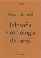 Georg Simmel, Filosofia e sociologia dei sessi